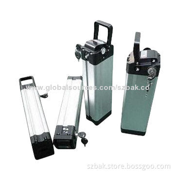 Li-ion Battery Packs for E-bike Applications, 110 x 75 x 390mm Size, OEM Welcomed